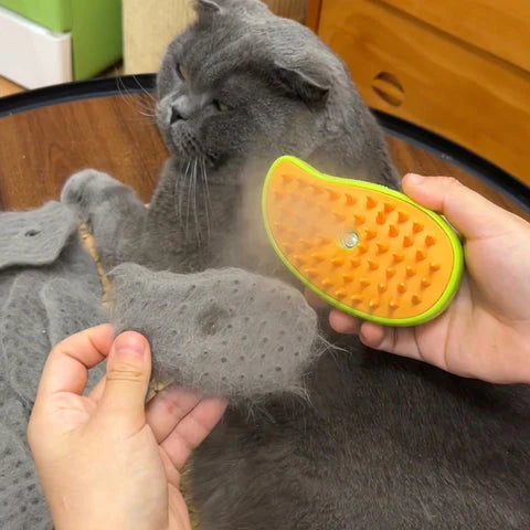 Electric Pet Grooming Brush | Soft Silicone Dog Comb with Water Spray | Hair Removal Tool | Woofing Deals