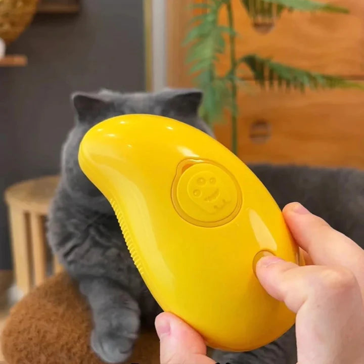 Electric Pet Grooming Brush | Soft Silicone Dog Comb with Water Spray | Hair Removal Tool | Woofing Deals