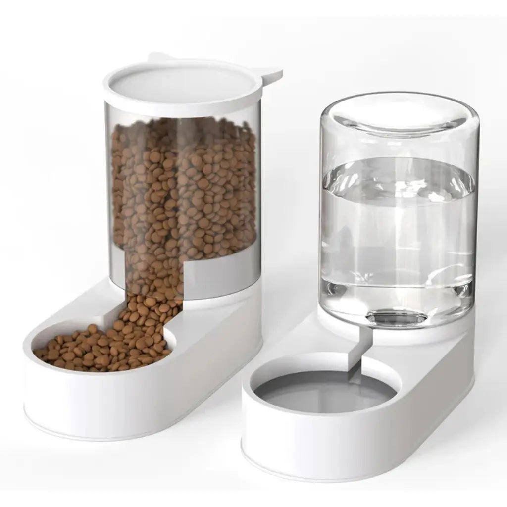 Automatic Pet Feeder | Food & Water Dispenser | 2.2L + 1L Gravity System for Cats & Dogs | Woofing Deals