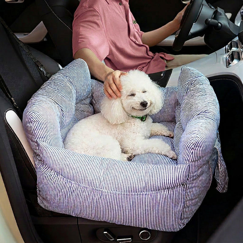 Portable Dog Car Seat Bed | Soft Fabric Booster Bed | 3-in-1 Travel Carrier | Large Dogs | Woofing Deals
