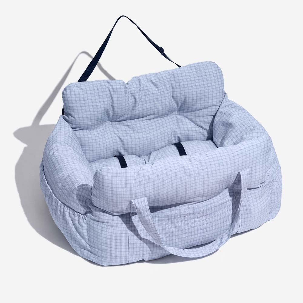 Portable Dog Car Seat Bed | Soft Fabric Booster Bed | 3-in-1 Travel Carrier | Large Dogs | Woofing Deals
