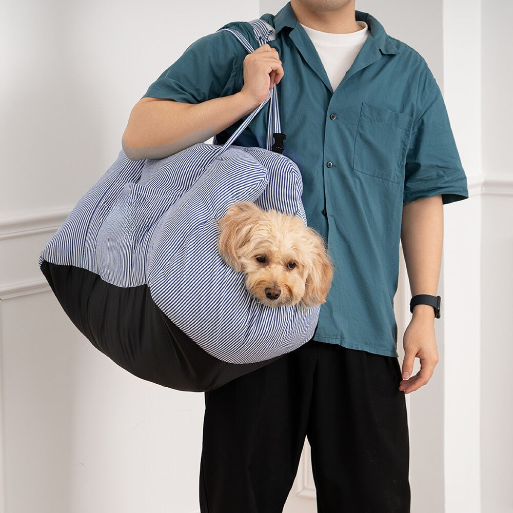 Portable Dog Car Seat Bed | Soft Fabric Booster Bed | 3-in-1 Travel Carrier | Large Dogs | Woofing Deals