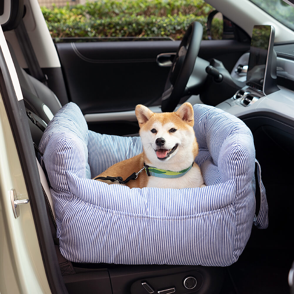 Portable Dog Car Seat Bed | Soft Fabric Booster Bed | 3-in-1 Travel Carrier | Large Dogs | Woofing Deals