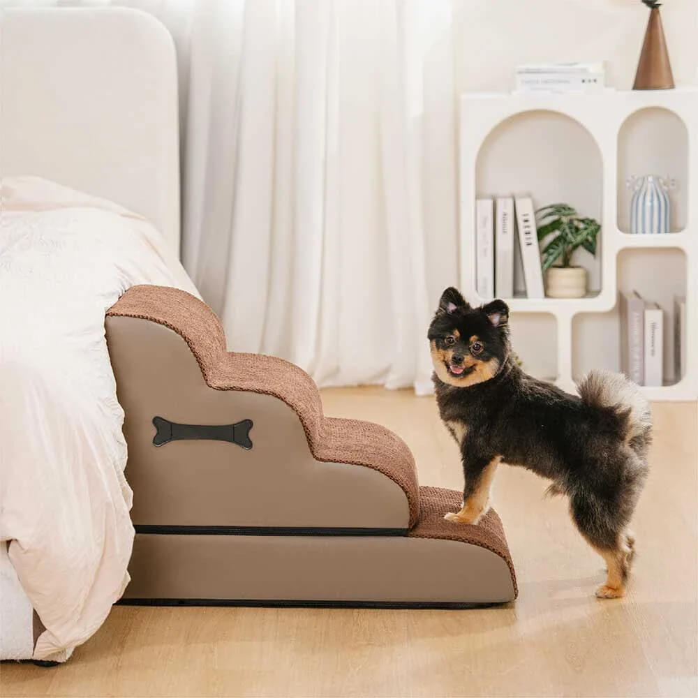 Soft Dog Steps Ramp | Washable Non-Slip Foam Stairs | Woofing Deals