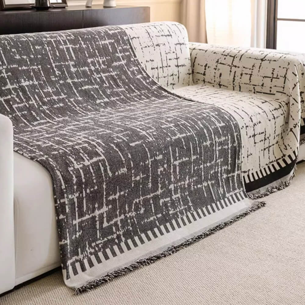 Breathable Chenille Sofa Throw | All-Season Scratch-Resistant | Sofa Cover