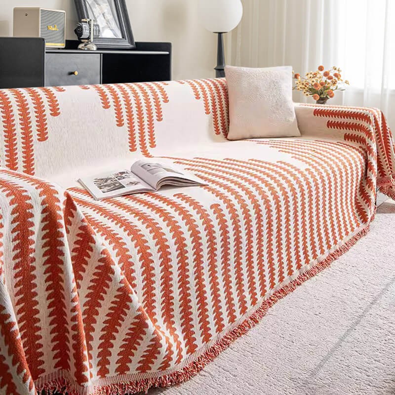 All Seasons Chenille Sofa Cover | Double-Sided Anti-Scratch | Soft Durable Protector | Woofing Deals