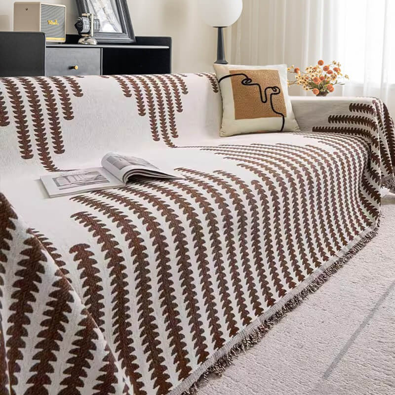 All Seasons Chenille Sofa Cover | Double-Sided Anti-Scratch | Soft Durable Protector | Woofing Deals
