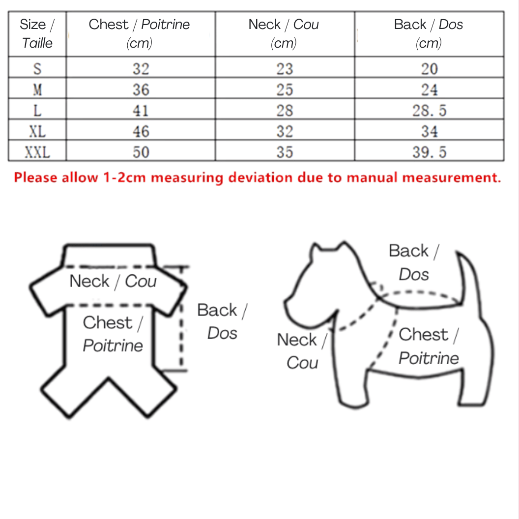 Fleece Dog Coat Winter Vest | Small Dog Jumper | D-Ring Leash Attachment | Sizes S–XXL | Woofing Deals
