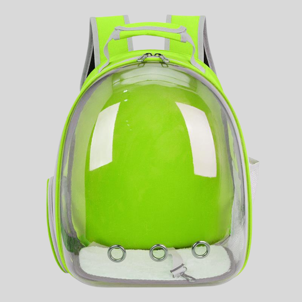 Cat Carrier Backpack | Ventilated Dome Travel Bag for Small Pets | Woofing Deals