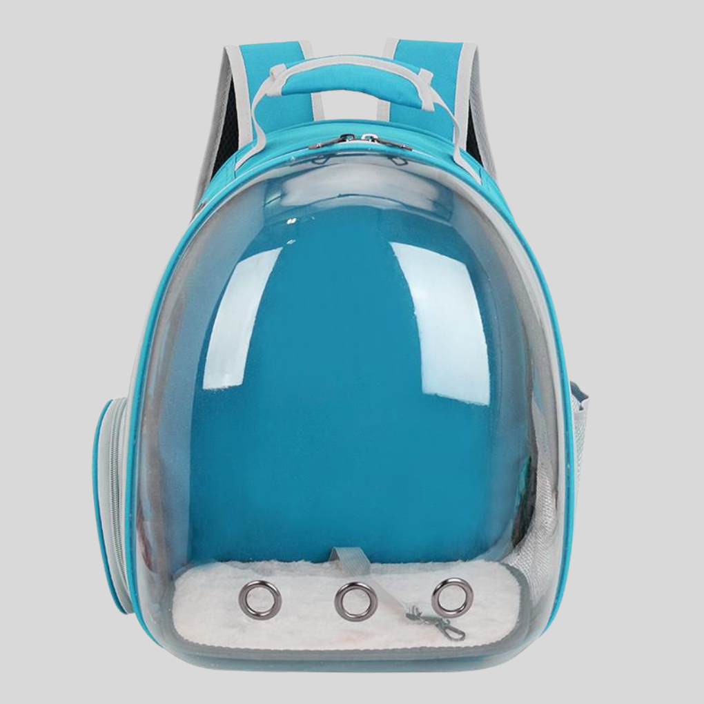 Cat Carrier Backpack | Ventilated Dome Travel Bag for Small Pets | Woofing Deals
