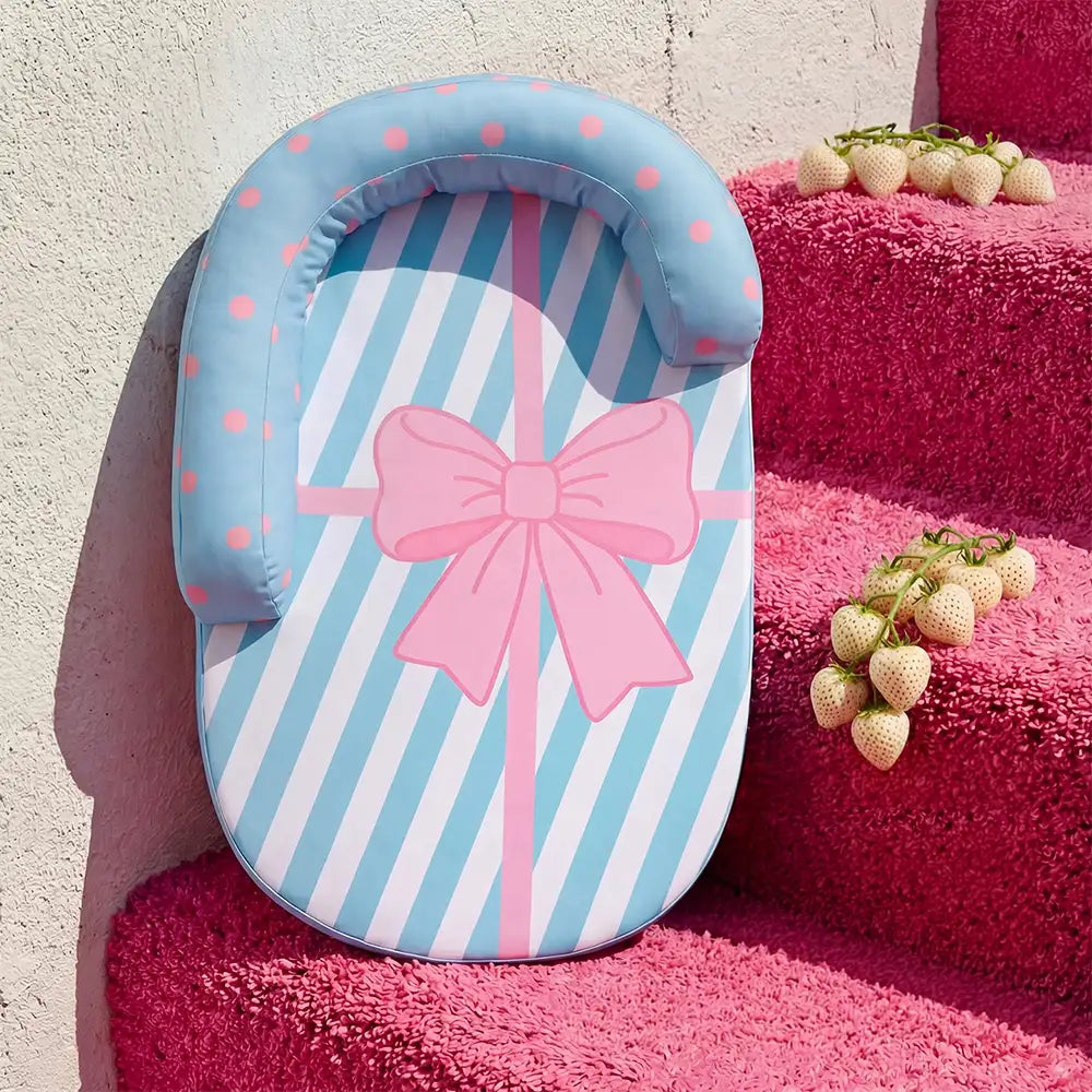 Cooling Orthopedic Dog Bed | Breathable Neck Support Bow Bed