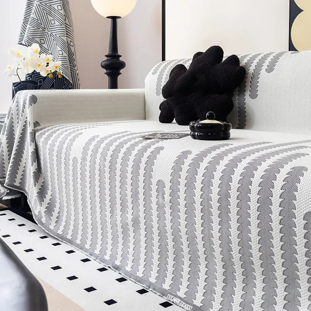 Cooling Ice Silk Sofa Cover | Breathable Washable Couch Throw