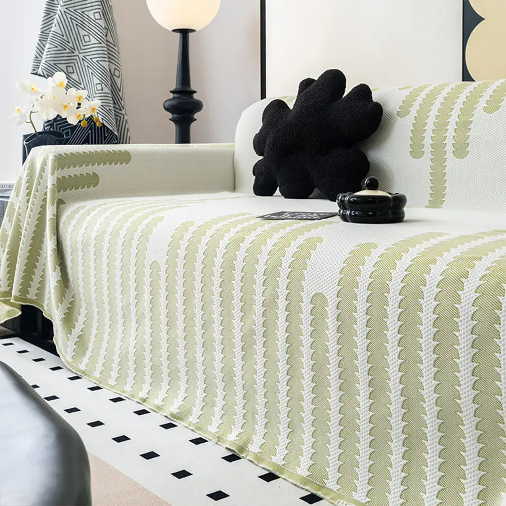 Cooling Ice Silk Sofa Cover | Breathable Washable Couch Throw