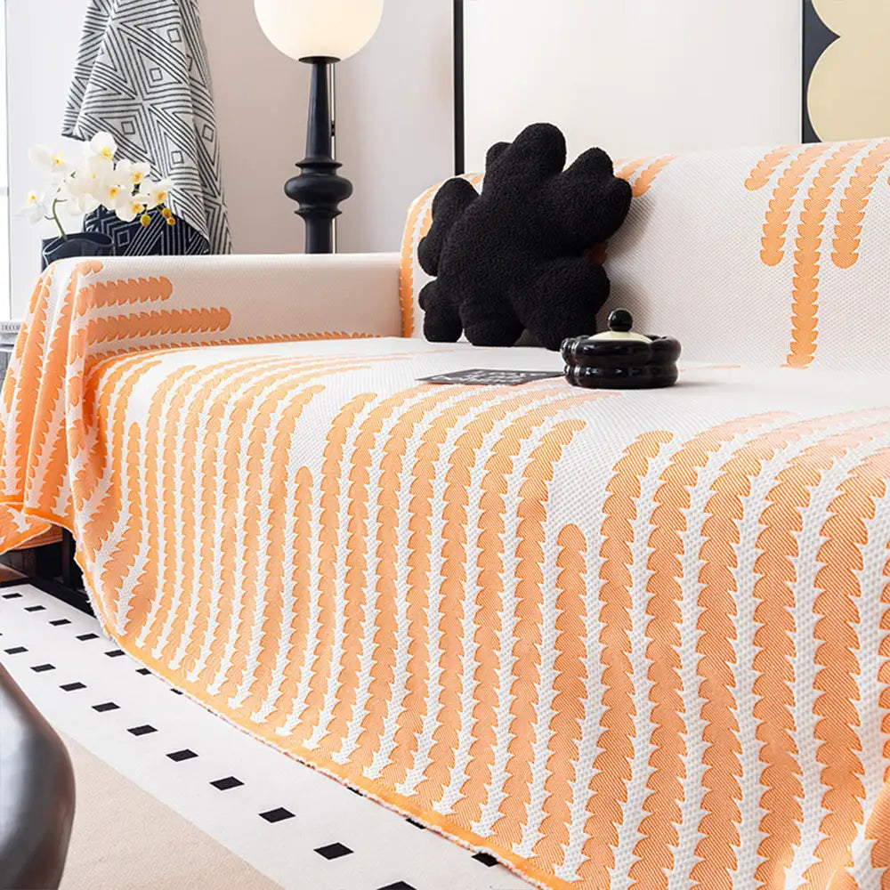 Cooling Ice Silk Sofa Cover | Breathable Washable Couch Throw