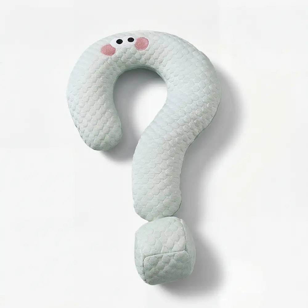 Cooling Dog Pillow | Ice Silk Question Mark Support Cushion