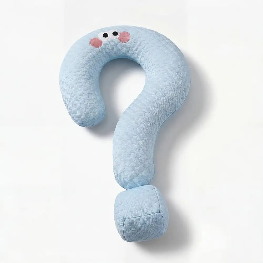 Cooling Dog Pillow | Ice Silk Question Mark Support Cushion
