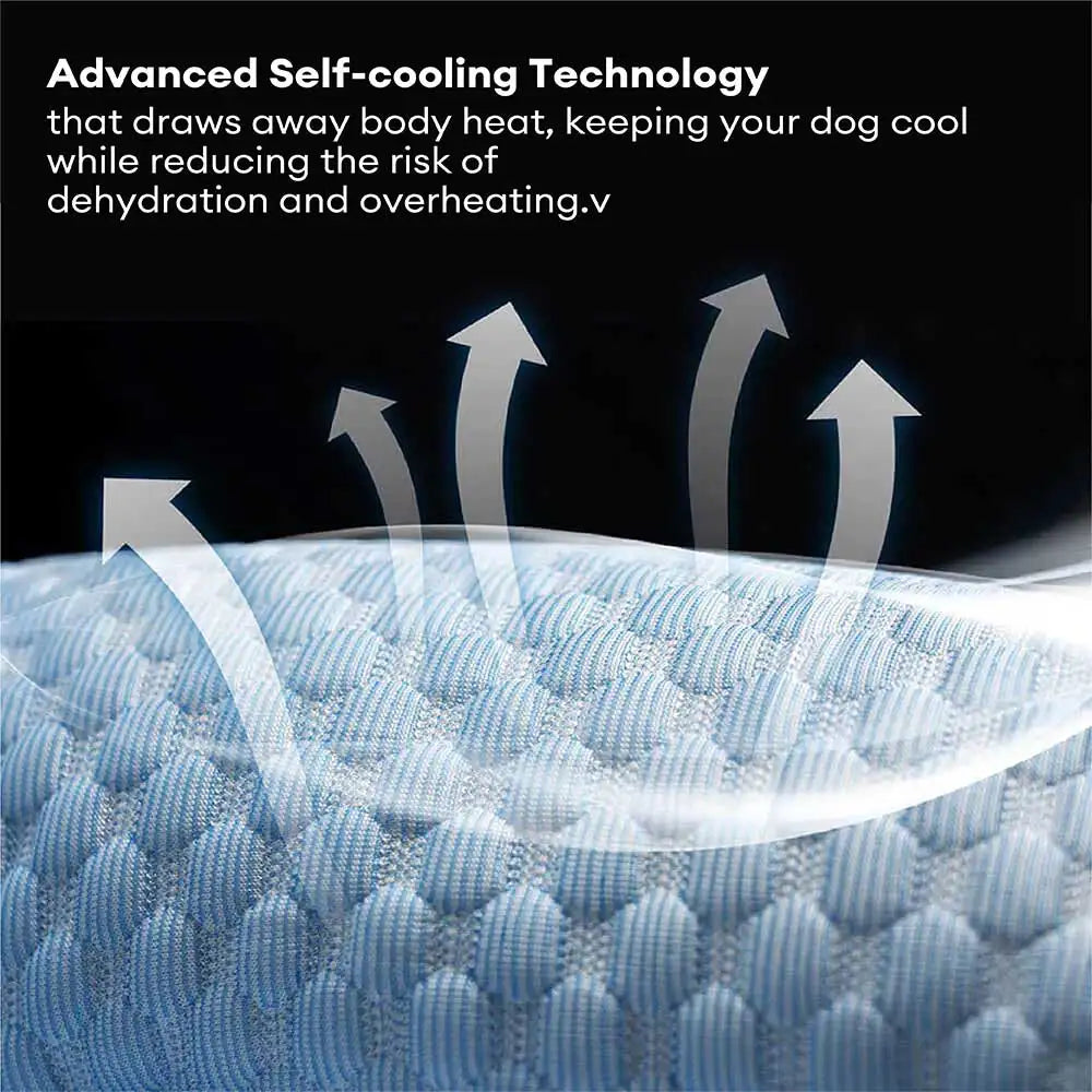 Cooling Dog Pillow | Ice Silk Question Mark Support Cushion