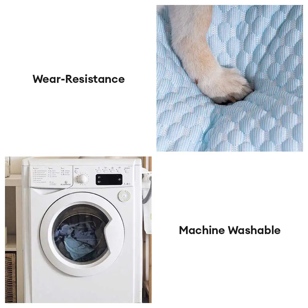 Cooling Dog Pillow | Ice Silk Question Mark Support Cushion