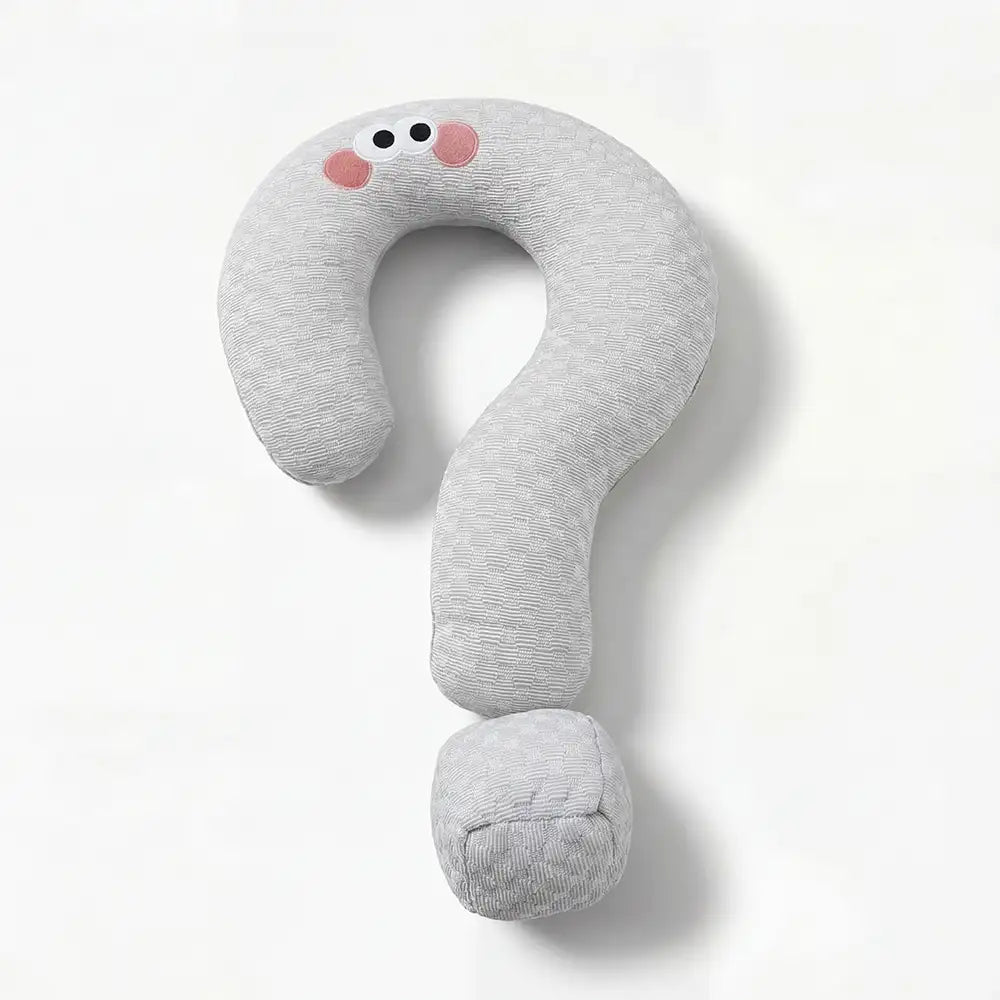 Cooling Dog Pillow | Ice Silk Question Mark Support Cushion