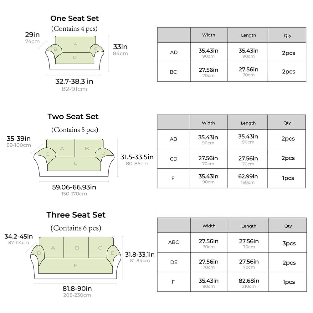 Cotton Plaid Sofa Cover | Anti-Scratch Non-Slip Couch Protector | Woofing Deals