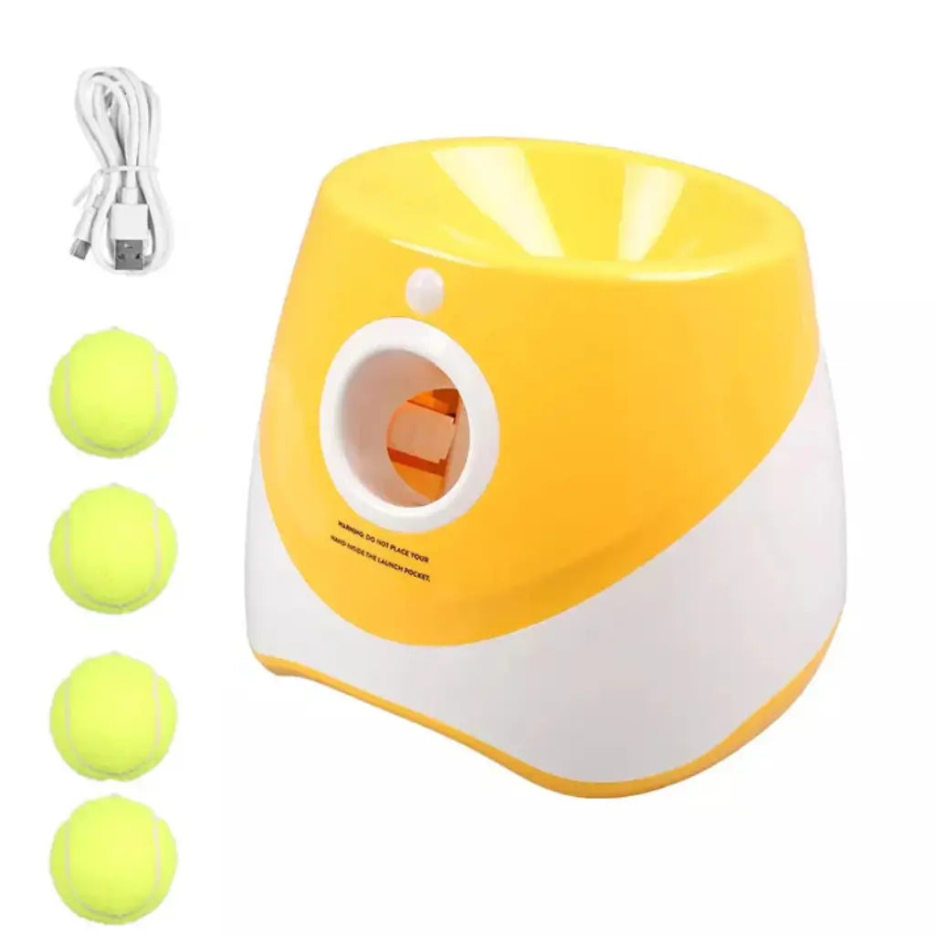 Automatic Dog Ball Launcher | Interactive Fetch Toy | Adjustable Distance | Indoor Outdoor Play | Woofing Deals