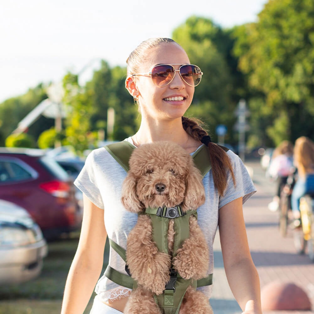 Dog Carrier Backpack | Breathable Travel Carrier | Secure Multi-Buckle | Woofing Deals