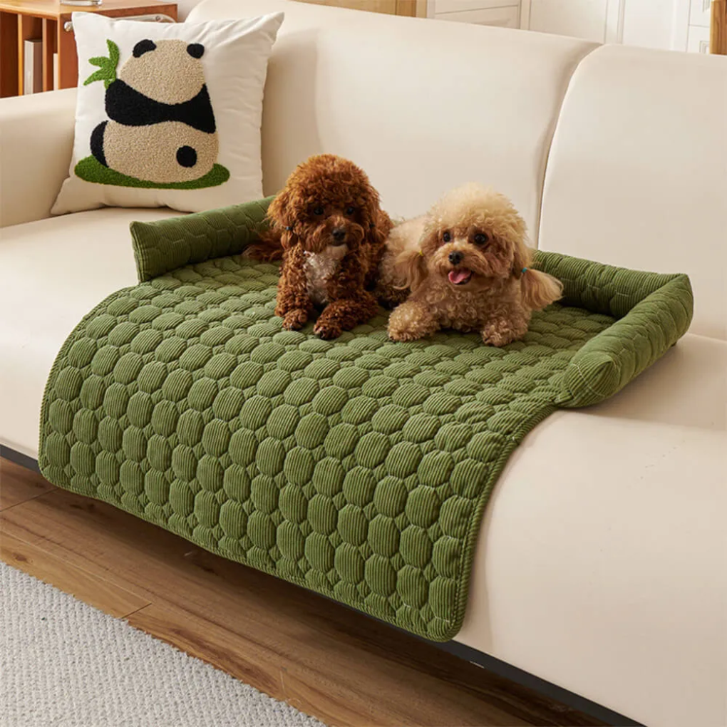 Pearl Fleece Dog Sofa Mat | Non-Slip Furniture Protector | Woofing Deals