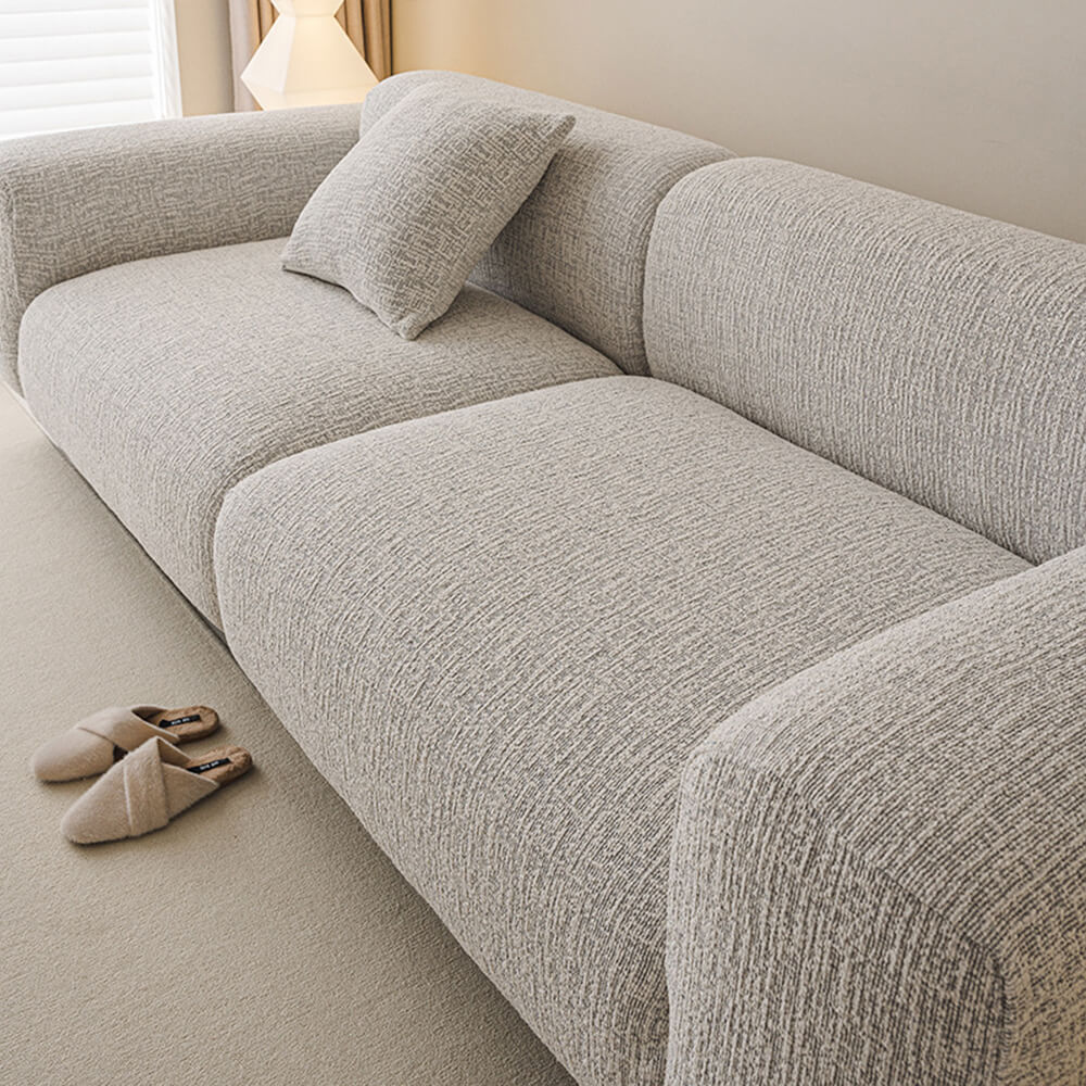 Chenille Stretch Sofa Cover | Full Wrap Anti-Scratch Protector | Woofing Deals