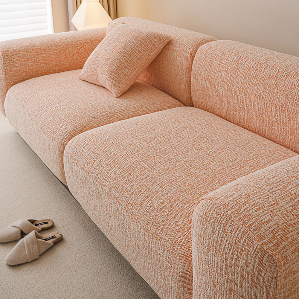 Chenille Stretch Sofa Cover | Full Wrap Anti-Scratch Protector | Woofing Deals
