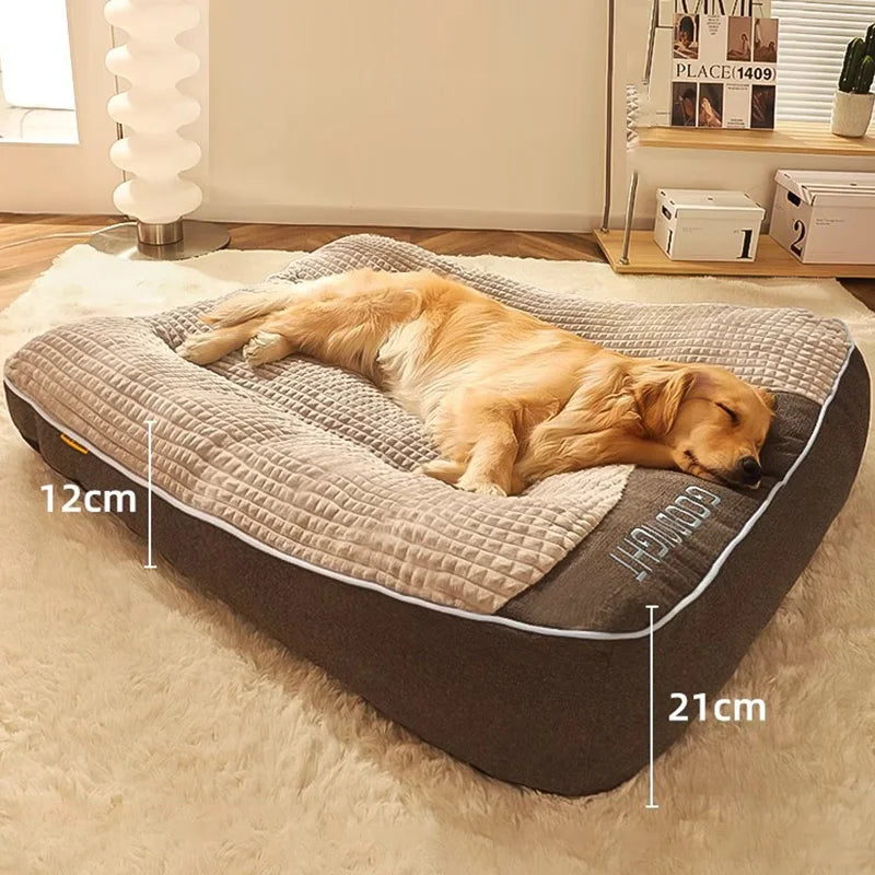 Dog Sofa Bed | Plush Cushion Mat | Warm Washable Pet Bed for Small Medium Large Dogs | Woofing Deals