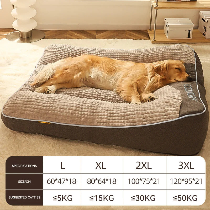Dog Sofa Bed | Plush Cushion Mat | Warm Washable Pet Bed for Small Medium Large Dogs | Woofing Deals