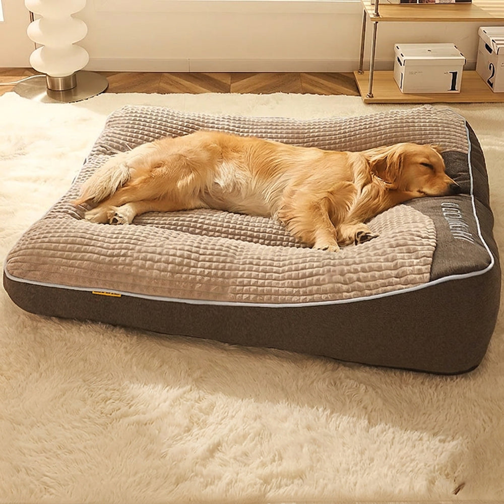 Dog Sofa Bed | Plush Cushion Mat | Warm Washable Pet Bed for Small Medium Large Dogs | Woofing Deals
