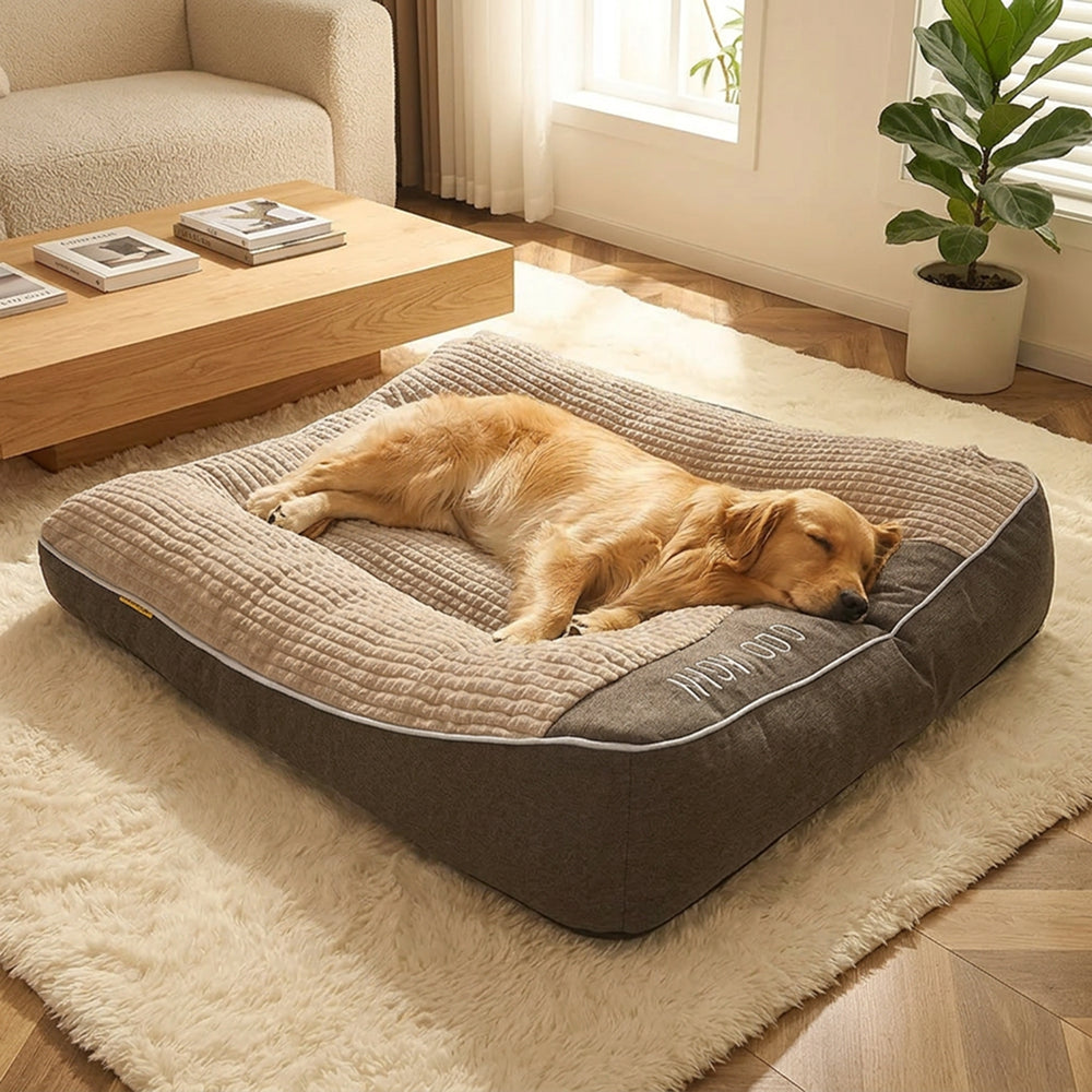Dog Sofa Bed | Plush Cushion Mat | Warm Washable Pet Bed for Small Medium Large Dogs | Woofing Deals