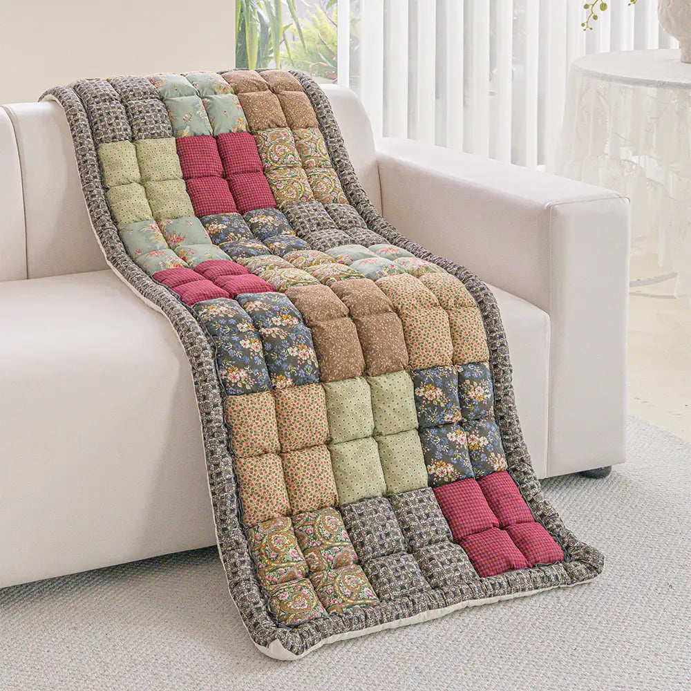 Floral Padded Pet Sofa Cover | Non-Slip Washable Couch Mat | Woofing Deals