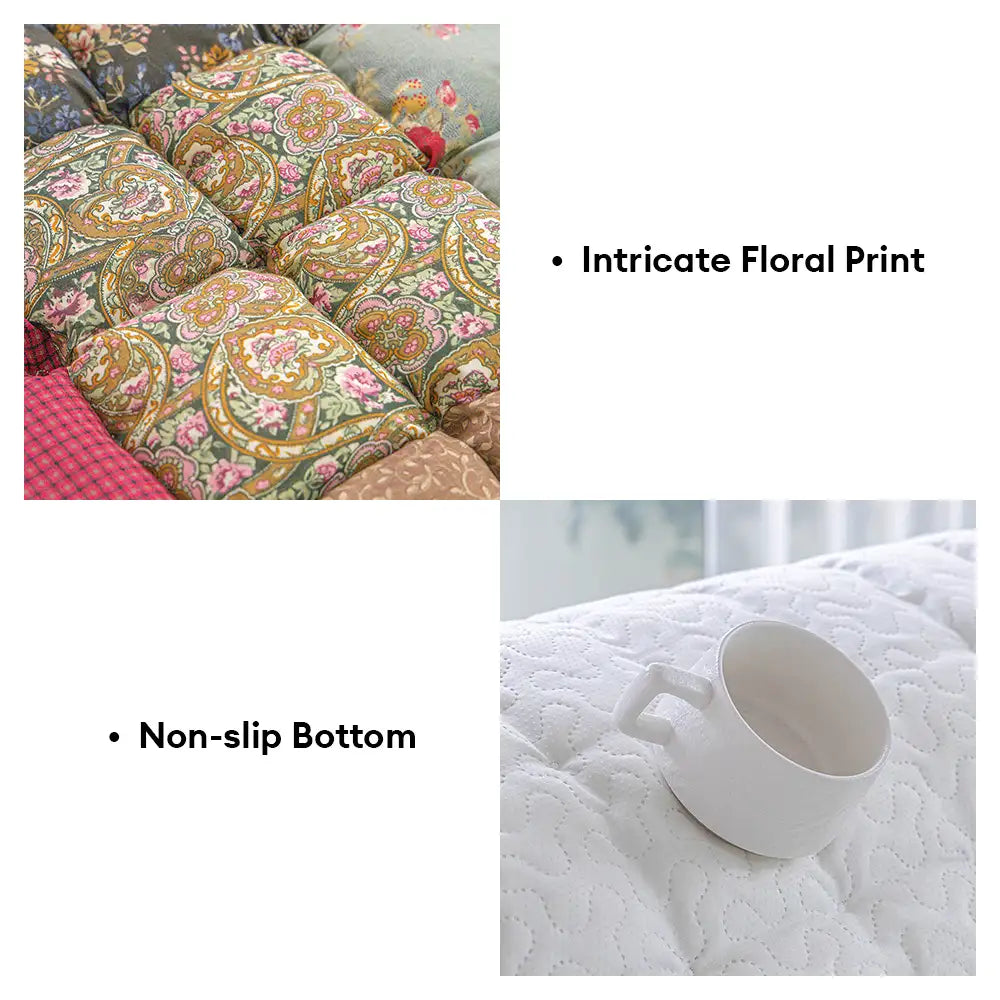 Floral Padded Pet Sofa Cover | Non-Slip Washable Couch Mat | Woofing Deals