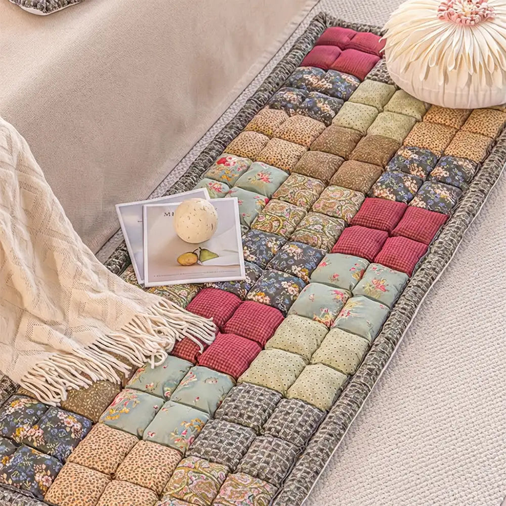 Floral Padded Pet Sofa Cover | Non-Slip Washable Couch Mat | Woofing Deals