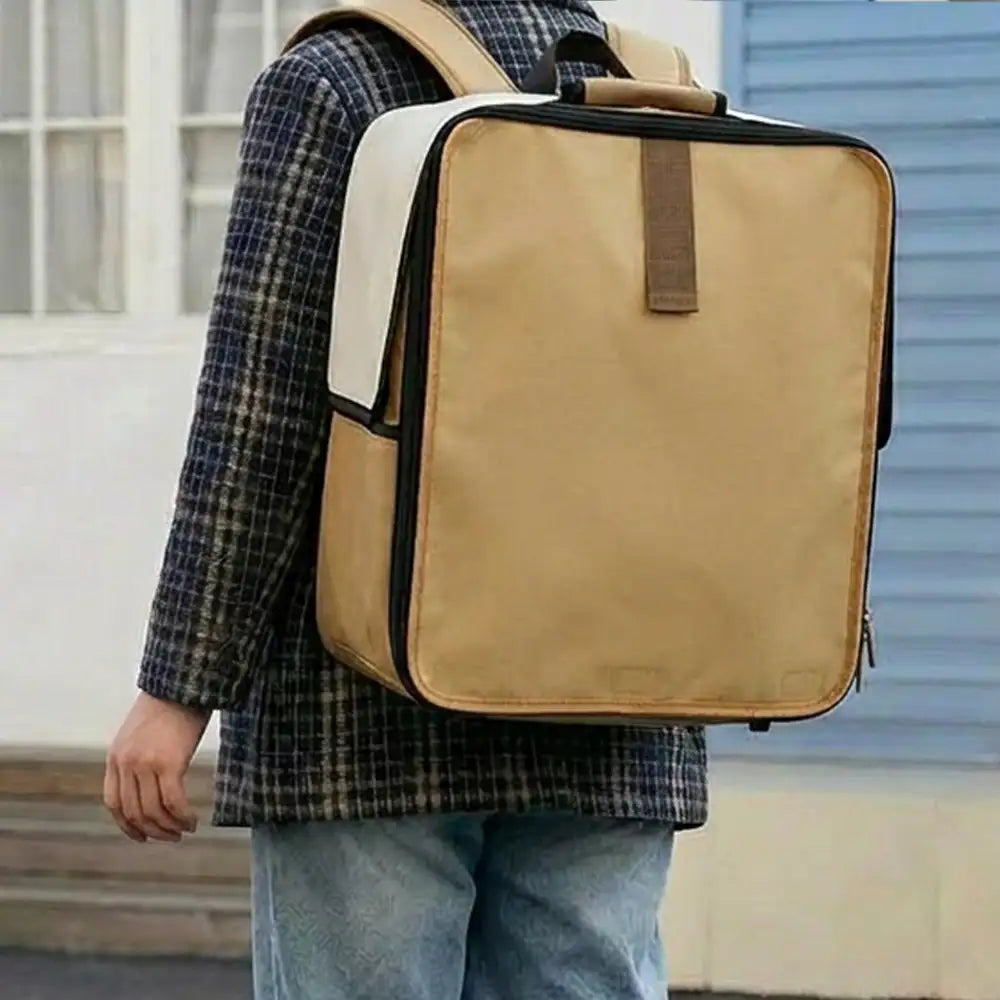 Pet Carrier Backpack | Breathable Roll-Up Travel Bag | Oxford Cloth | Woofing Deals