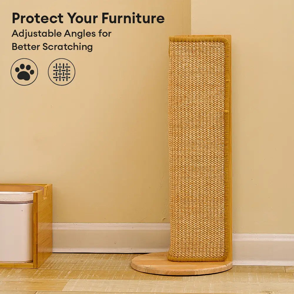 Sisal Cat Scratching Board | Corner Protector for Sofa & Wall | Furniture Guard | Woofing Deals