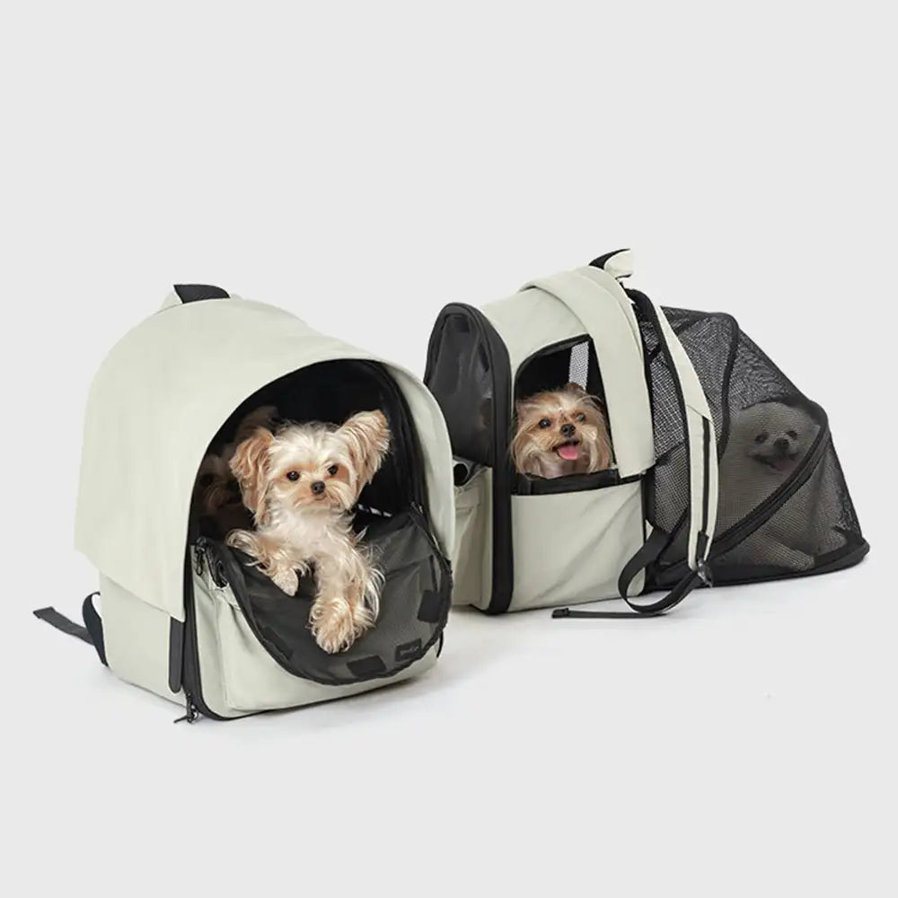 Expandable Cat Carrier Backpack | Breathable Travel Bag with Sunshade | Woofing Deals