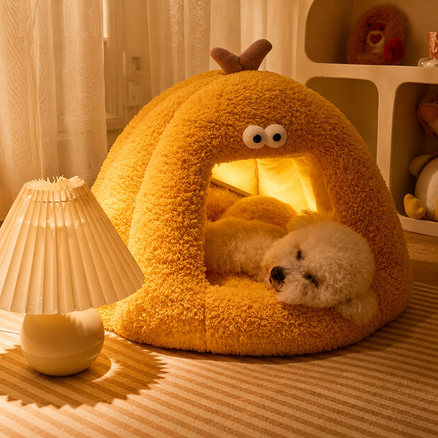 Silly Monster Pet House | Washable Anti-Slip Bed with Removable Cushion