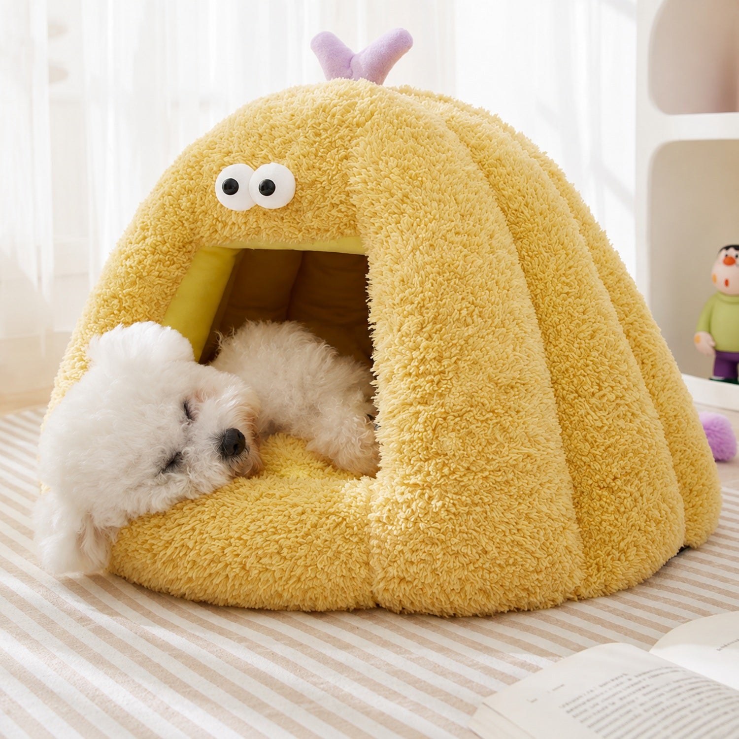 Silly Monster Pet House | Washable Anti-Slip Bed with Removable Cushion