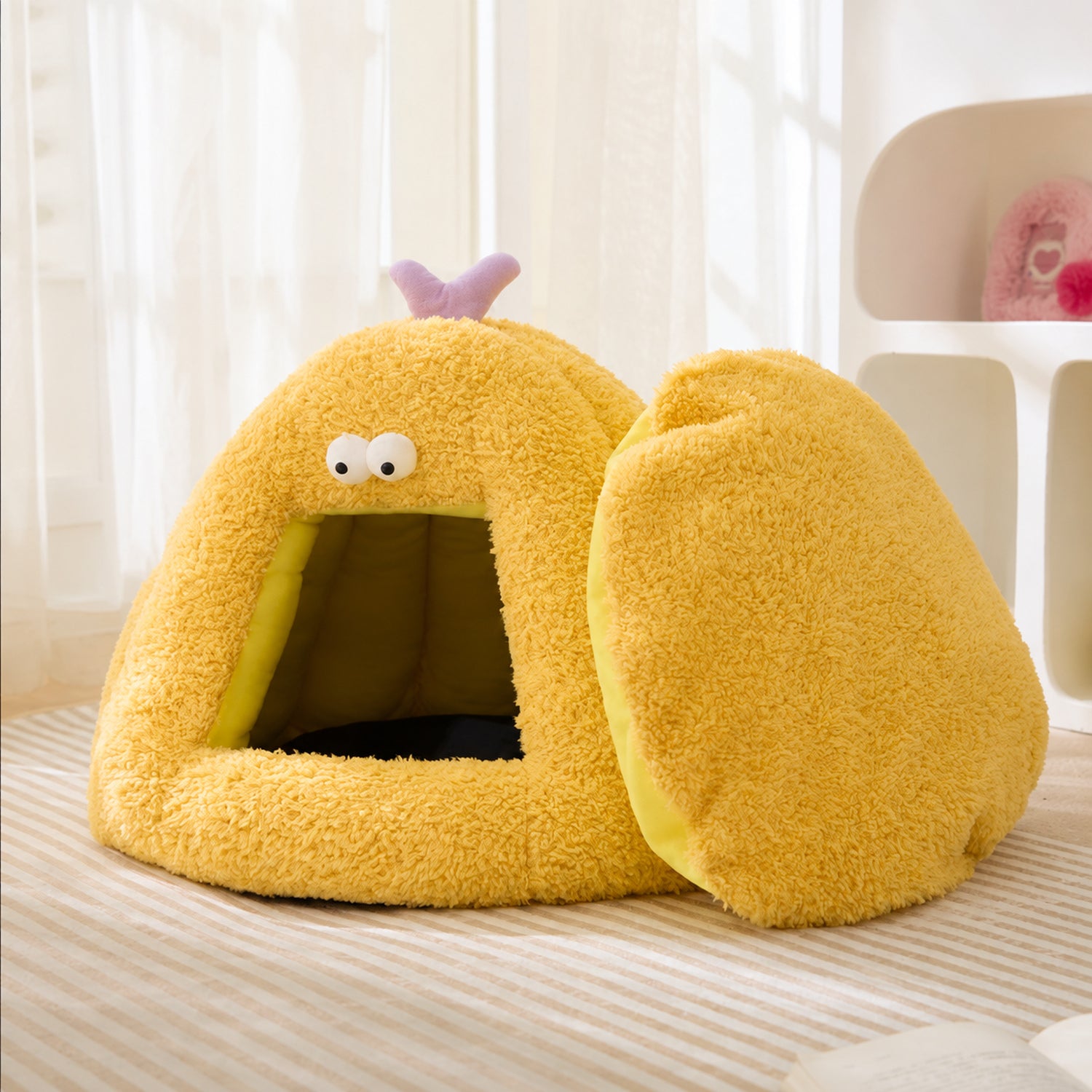 Silly Monster Pet House | Washable Anti-Slip Bed with Removable Cushion