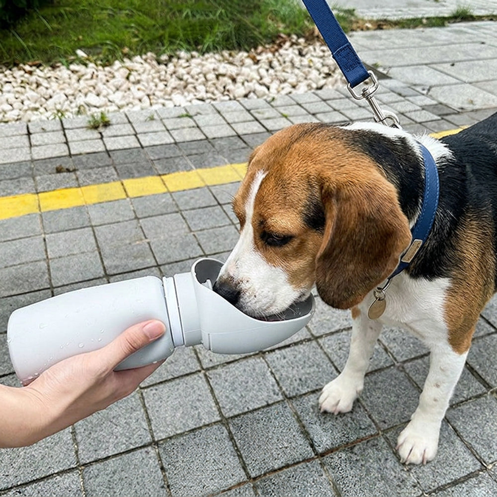 Portable Pet Water Bottle | Foldable BPA-Free Design | Leakproof One-Hand Travel Dispenser | Woofing Deals
