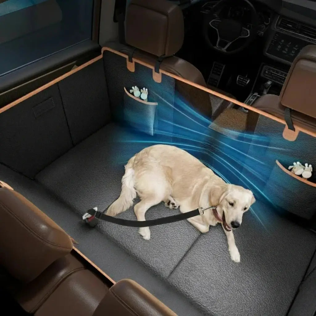 Dog Car Seat Extender Cover | Waterproof PU Leather | Scratch Resistant | Woofing Deals