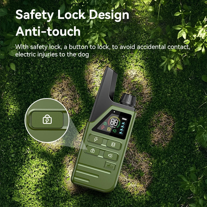 Dog Training Collar with Remote | Nylon | 300m Range | Tone Vibration Static | USB Rechargeable | Woofing Deals