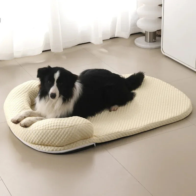 Cooling Pet Bed | Ice Silk Foam Mat for Dogs and Cats | Woofing Deals