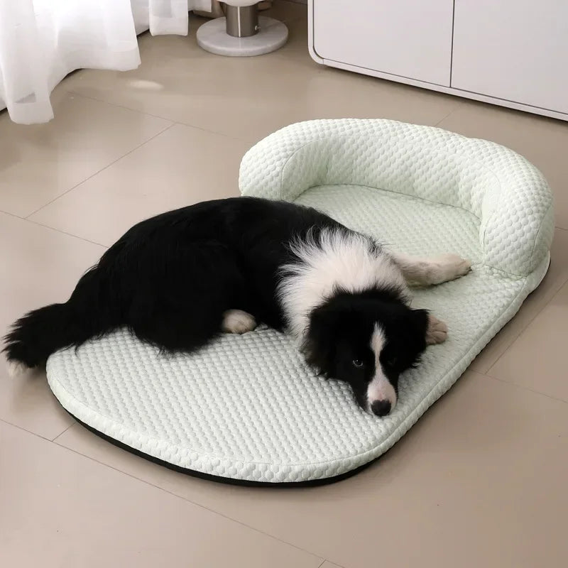 Cooling Pet Bed | Ice Silk Foam Mat for Dogs and Cats | Woofing Deals