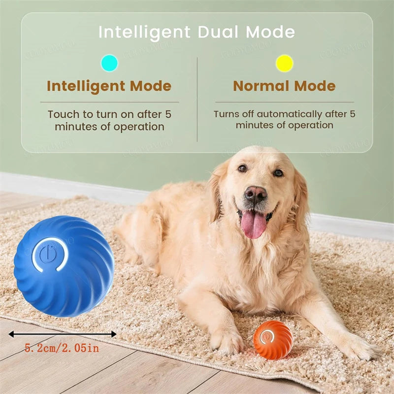 Interactive Smart Dog Ball | Automatic Rechargeable Toy | Interactive Training & Play Toy | Woofing Deals