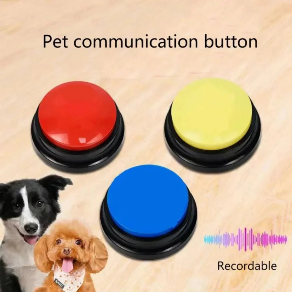 Dog Talking Buttons | Pet Communication Training Buttons | 30-Second Voice Playback | Pack of 4, 6 or 8 | Woofing Deals