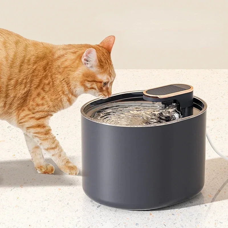 Automatic Pet Water Fountain | Filtered Circulating System | Quiet Drinking Dispenser for Cats & Dogs | Woofing Deals